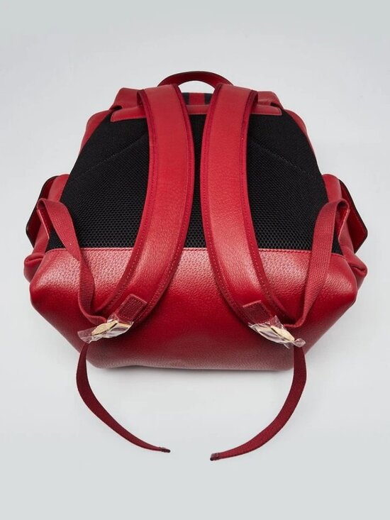 Gucci Red Leather Ophidia Medium Backpack Bag main image 6